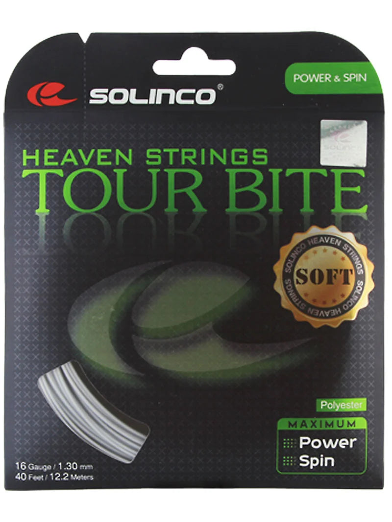 Cordage Solinco Tour Bite Soft : Achat cordage de tennis au meilleur prix Cordage Solinco Tour Bite Soft : Achat cordage de tennis au meilleur prix