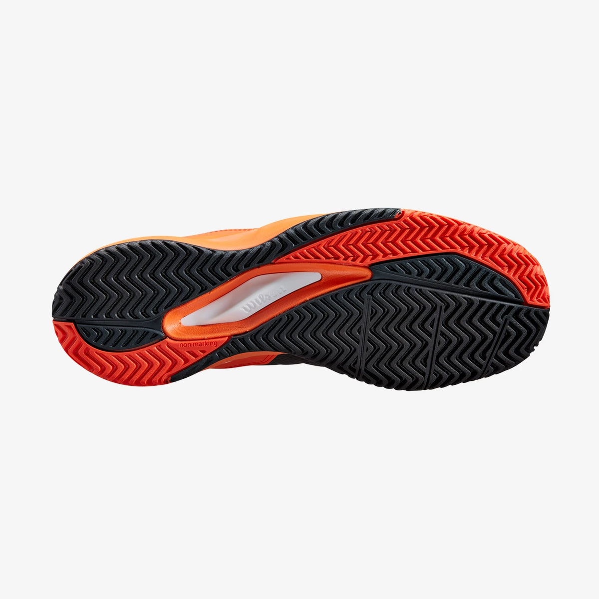 Men's Wilson Rush Pro Ace Black/Vermillion Orange/White – TC