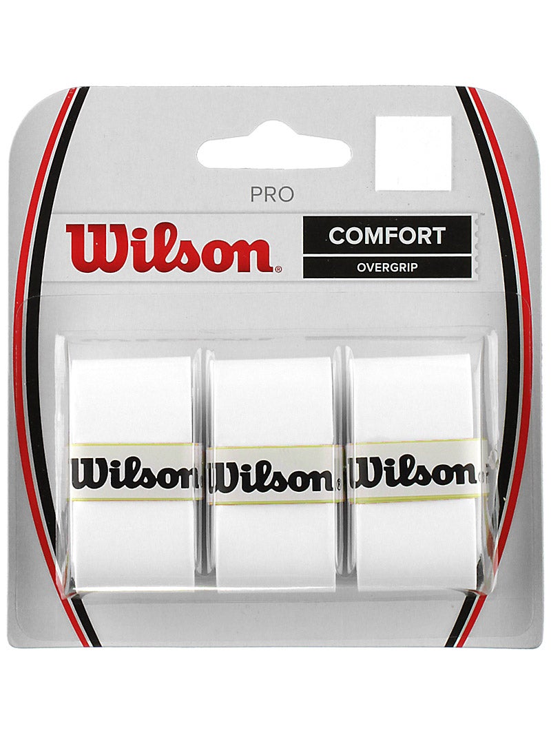 Wilson Pro Overgrip 3 Pack White – TC Tennis & Pickleball