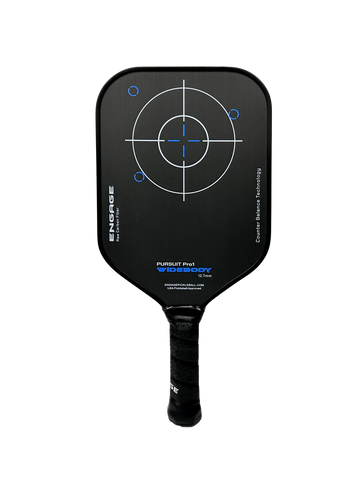 ENGAGE PICKLEBALL PADDLE NEW GRAPHIC. PURSUIT PRO1 WIDEBODY | RAW CARBON FIBER