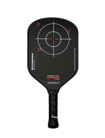 ENGAGE PICKLEBALL PADDLE NEW GRAPHIC. PURSUIT PRO1 HYBRID POWER SERIES | RAW CARBON FIBER