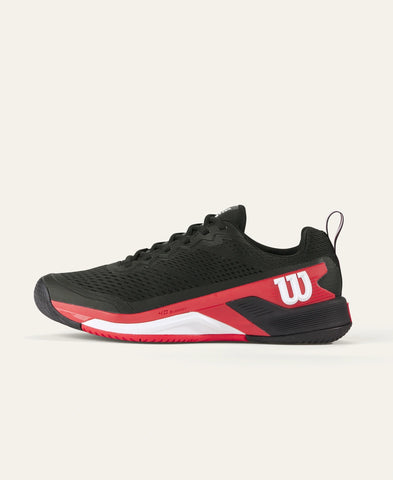 Men’s Wilson Rush Pro 4.5 Black/Infrared Red