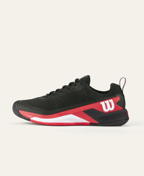 Men's Wilson Rush Pro 4.5 Black/Infrared Red – TC Tennis & Pickleball