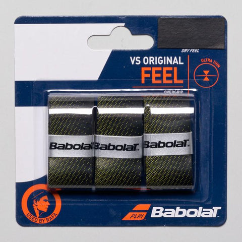 Babolat VS Original Overgrip 3 Pack Black