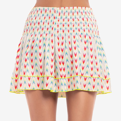 Women's Lucky in Love Long Arrowhead Pleated Skirt