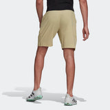 Men's Adidas 9" Ergo Tennis Shorts Sandy Beige