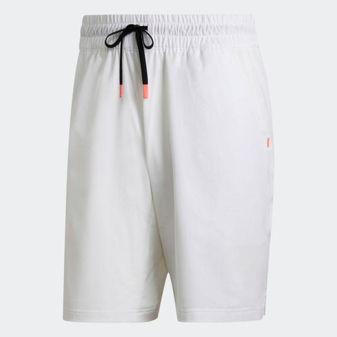 Men's Adidas 9" Ergo Tennis Shorts White