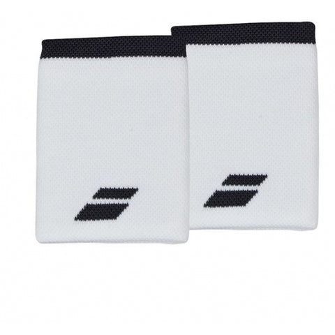 Babolat Jumbo Logo Wristbands White/Black