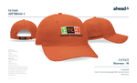 Men's TC Tennis Racquet Hat Orange