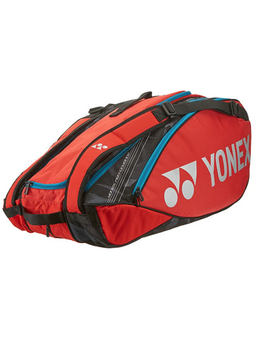 Yonex Pro Racquet Red 9 Pack Bag