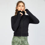 Women's Turtle Neck Jacket Black