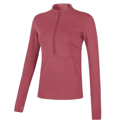 Women's 1/4 Jacket Coral Red