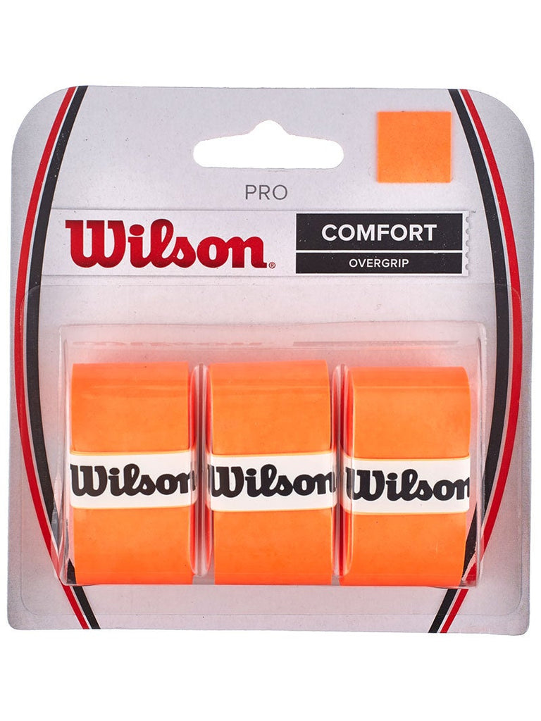 Wilson Pro Overgrip 3 Pack Orange – TC Tennis & Pickleball