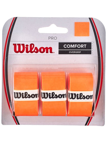 Wilson Pro Overgrip 3 Pack Orange