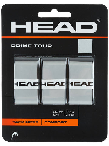 Head Prime Tour Overgrip 3 Pack Silver