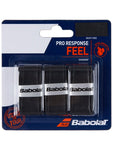 Babolat Pro Response Feel Overgrip 3 Pack Black