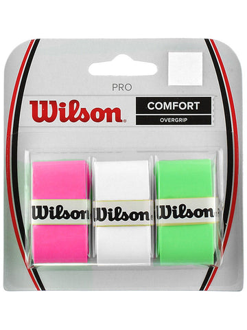 Wilson Pro Overgrip 3 Pack Assorted