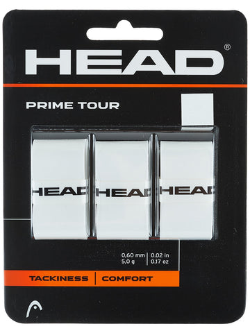 Head Prime Tour Overgrip 3 Pack White