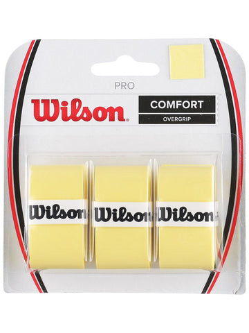 Wilson Pro Overgrip 3 Pack Yellow