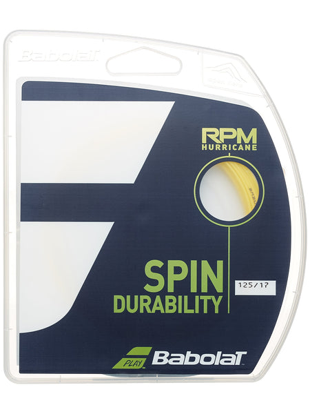 Babolat RPM Hurricane 17 1.25 String TC Tennis Pickleball