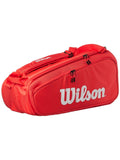 Wilson Super Tour 9-Pack Red Bag